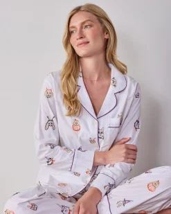 Petite Long PJ Set in Halloween Hounds