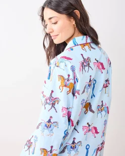 Petite Long PJ Set in Horse Show