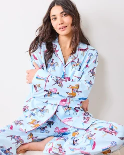 Petite Long PJ Set in Horse Show