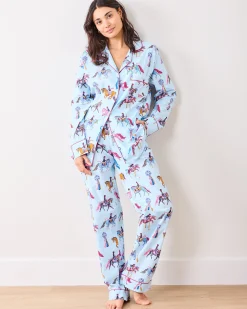 Petite Long PJ Set in Horse Show