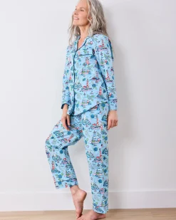 Petite Long PJ Set in Lighthouse Keeper