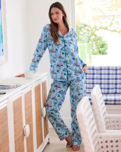Petite Long PJ Set in Lighthouse Keeper