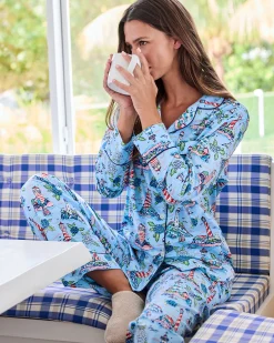Petite Long PJ Set in Lighthouse Keeper