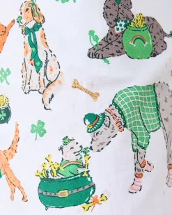 Petite PJ Pants in Lucky Paws