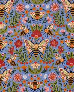 Pintuck Nightgown in Bee Tapestry
