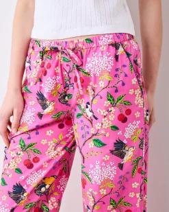 PJ Pant in Bird & Blossom