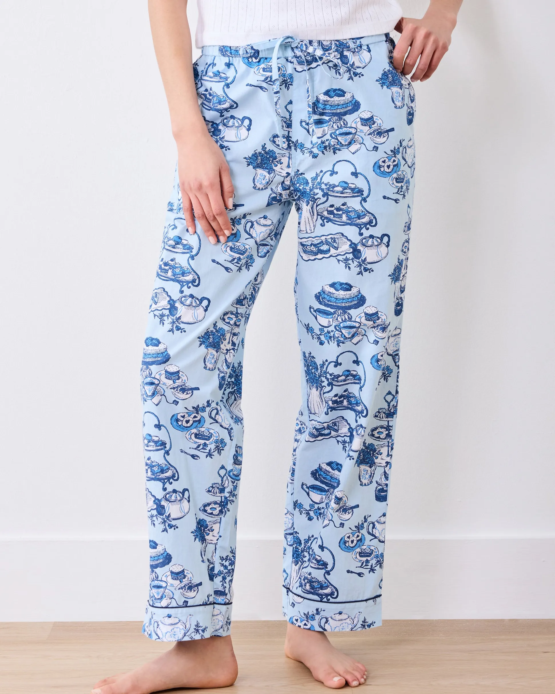 PJ Pants & Esme Tank Bundle in High Tea Toile