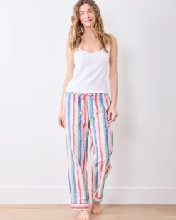 PJ Pants in Wavy Stripes