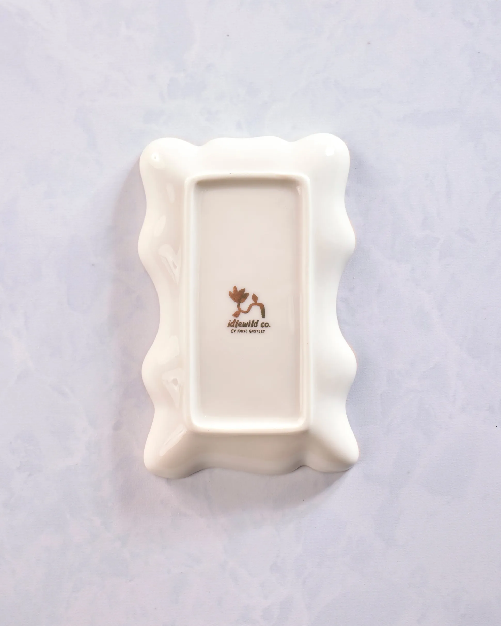 Porcelain Trinket Dish in Tibetan Tiger