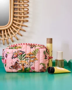 Quilted Pouch in Butterfly Forager