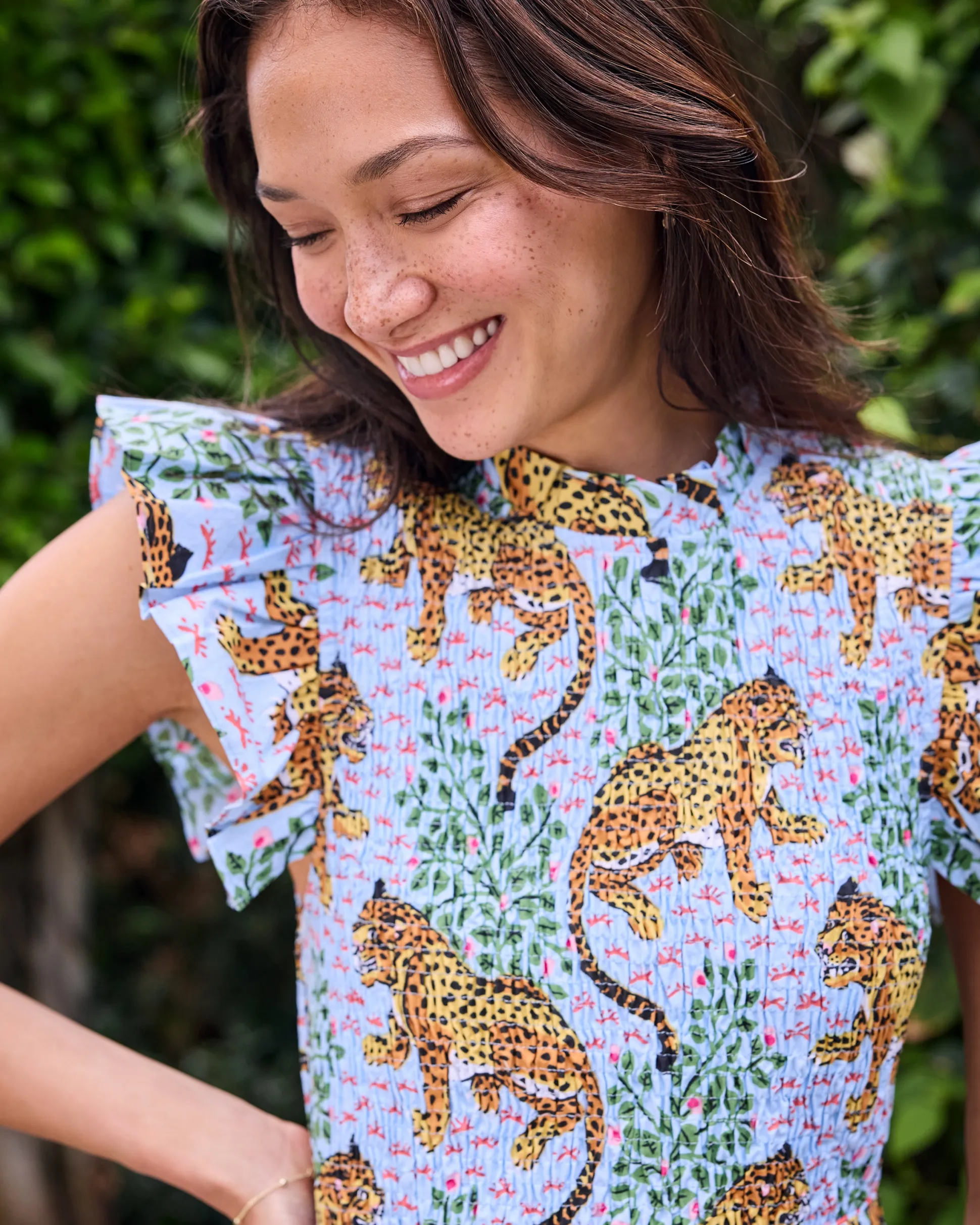Ready to Ruffle Dress in Bagheera