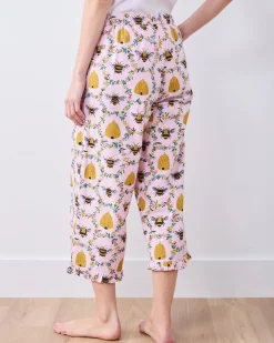 Ruffle Cropped Pants in Sweet Bee