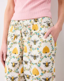 Ruffle Cropped Pants & Saturday Tee Bundle in Sweet Bee