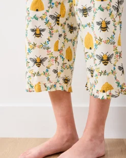 Ruffle Cropped Pants & Saturday Tee Bundle in Sweet Bee