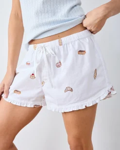 Ruffle Shorts in Freshly Baked