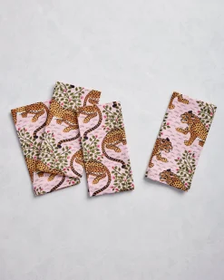 Set of 4 Dinner Napkins in Bagheera