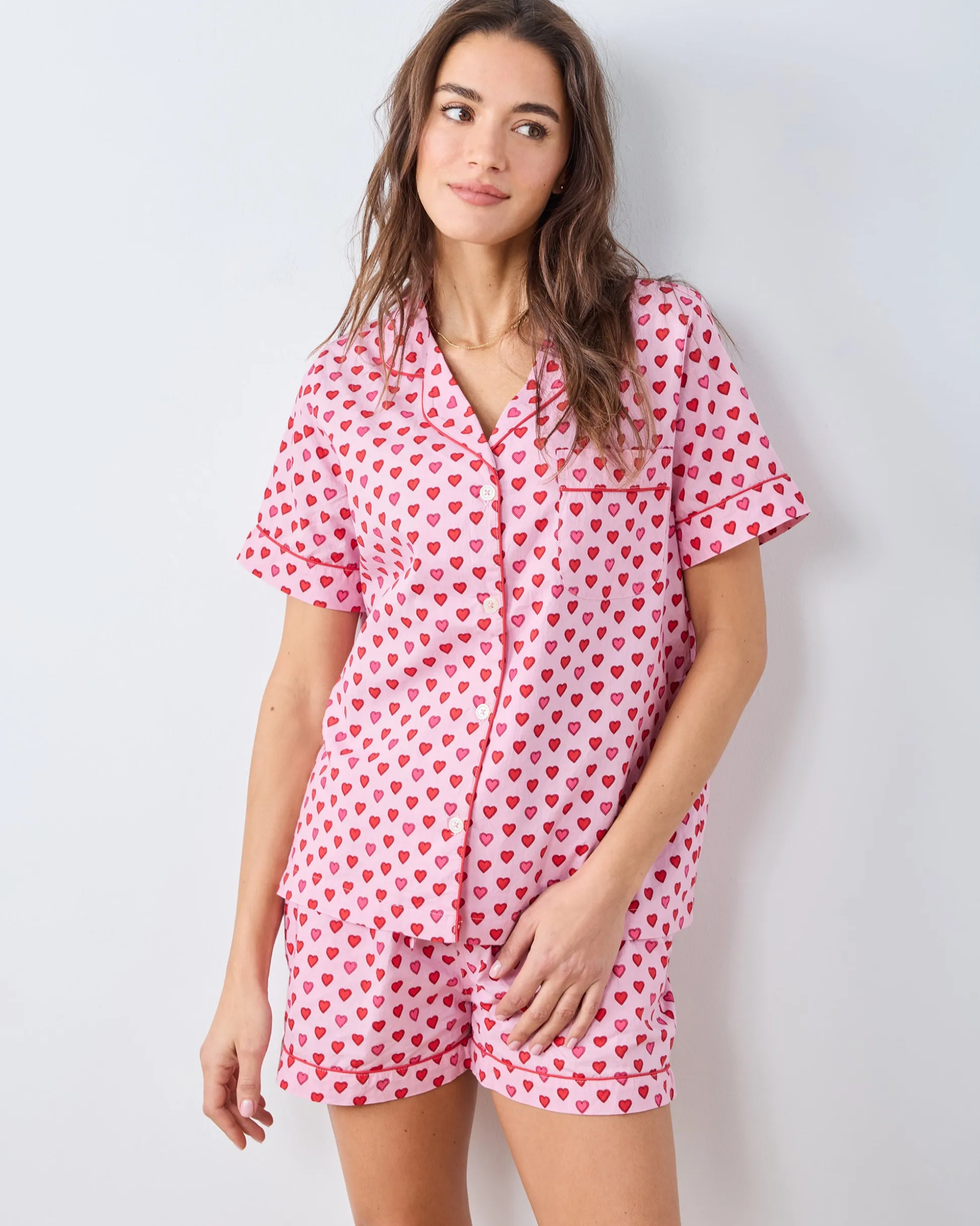 Short PJ Set Bundle in Mini Candy Hearts & Vintage Cakes