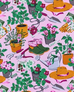 Short PJ Set in Green Thumb