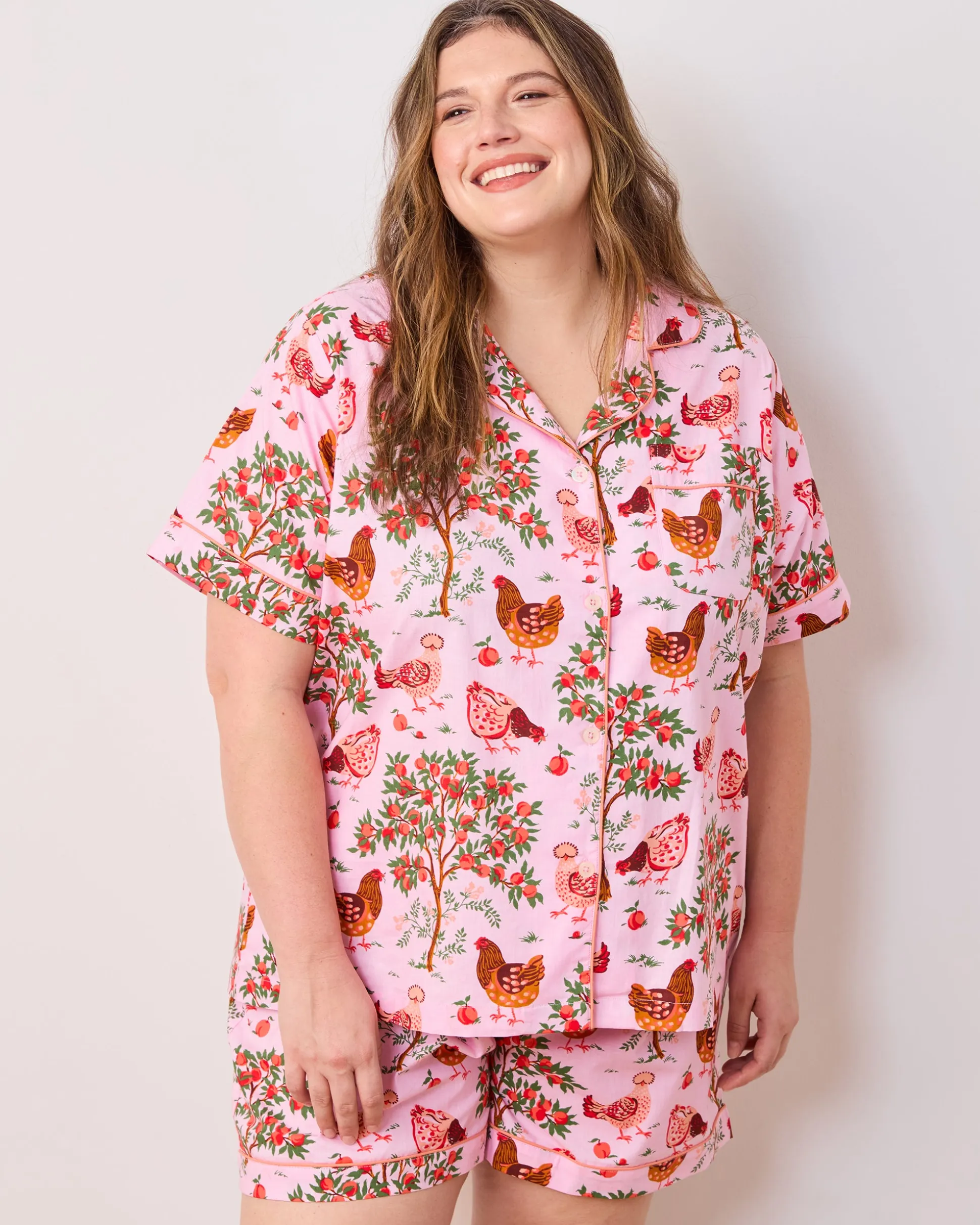 Short PJ Set in Hen House