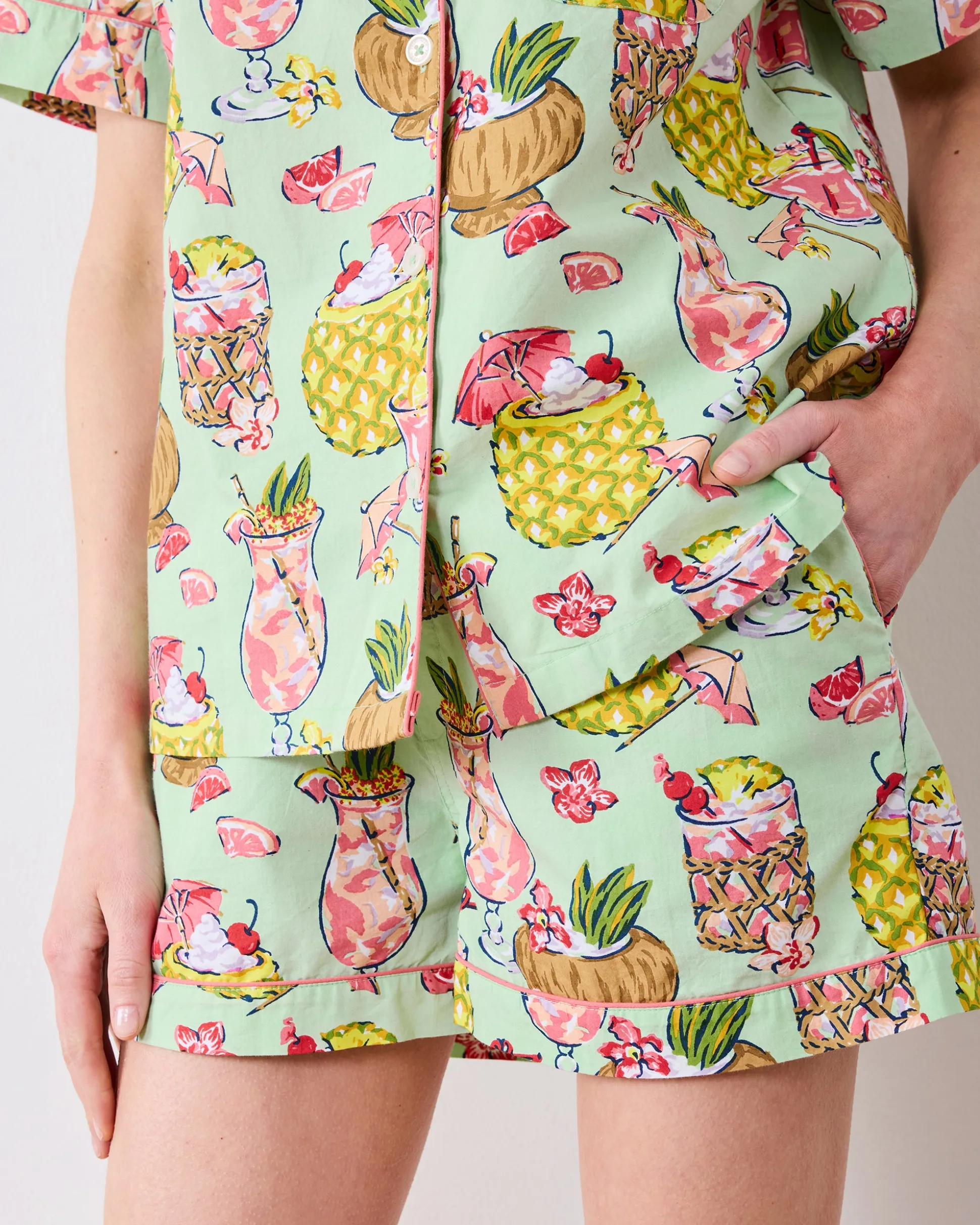Short PJ Set in Paradise Punch