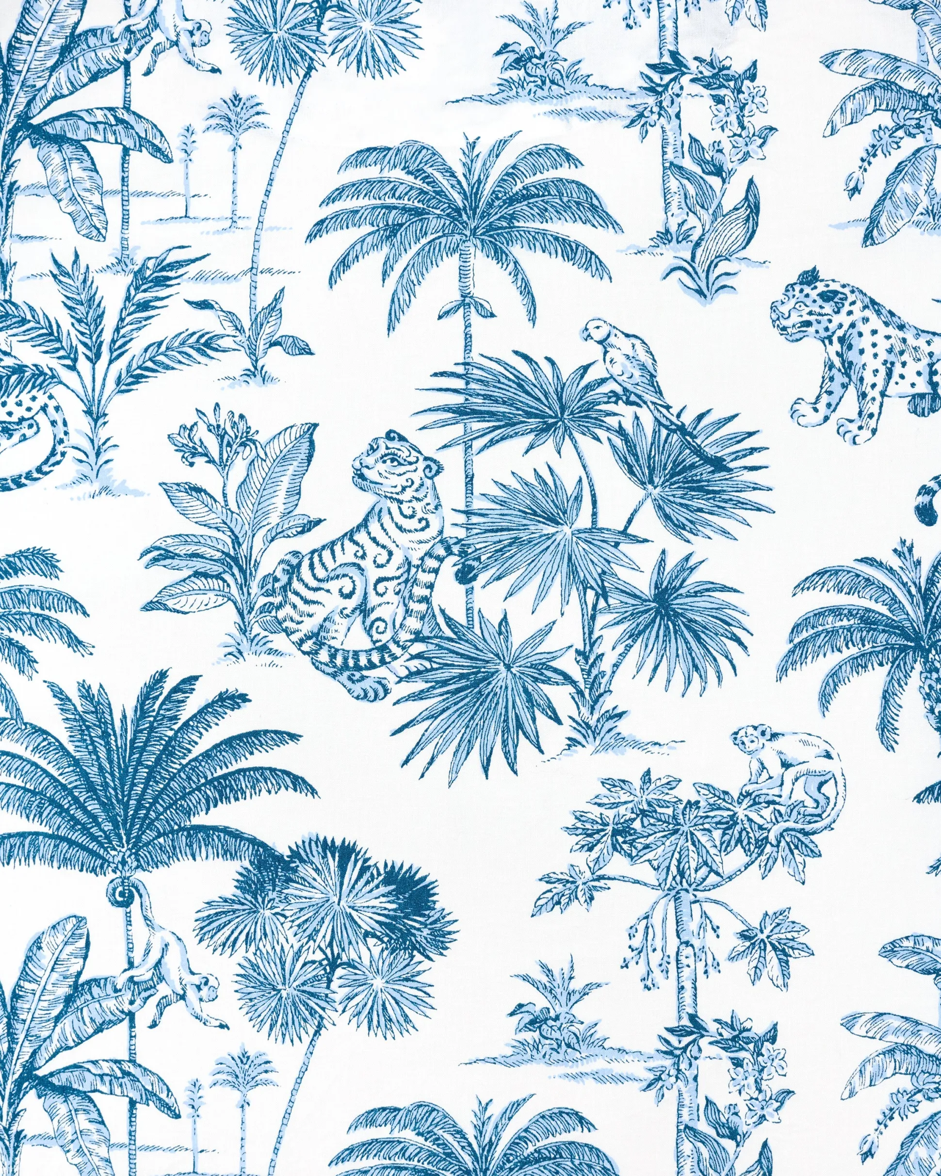 Short PJ Set in Tropical Toile