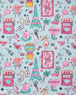 Short PJ Set in Viva Las Vegas