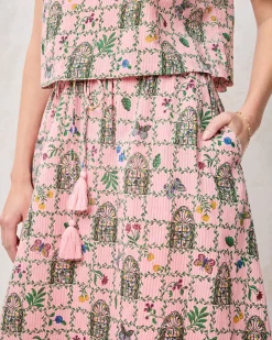 Sofia Skirt in Gilded Greenhouse