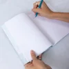 Striped Perfect Bound Journal in Green Cabana