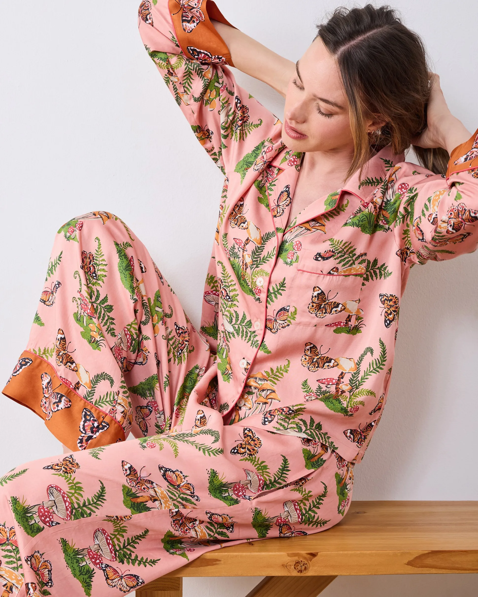 Tall Eco Satin Soho Set in Butterfly Forager