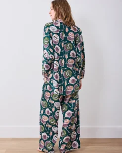 Tall Eco Satin Stevie Set in Champagne & Caviar