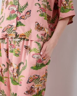 Tall Eco Satin Wildest Dreams Set in Butterfly Forager