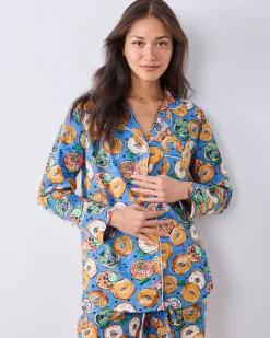 Tall Long PJ Set in Bagels & Schmear