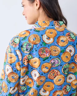 Tall Long PJ Set in Bagels & Schmear