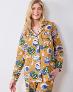 Tall Long PJ Set in Champagne & Caviar