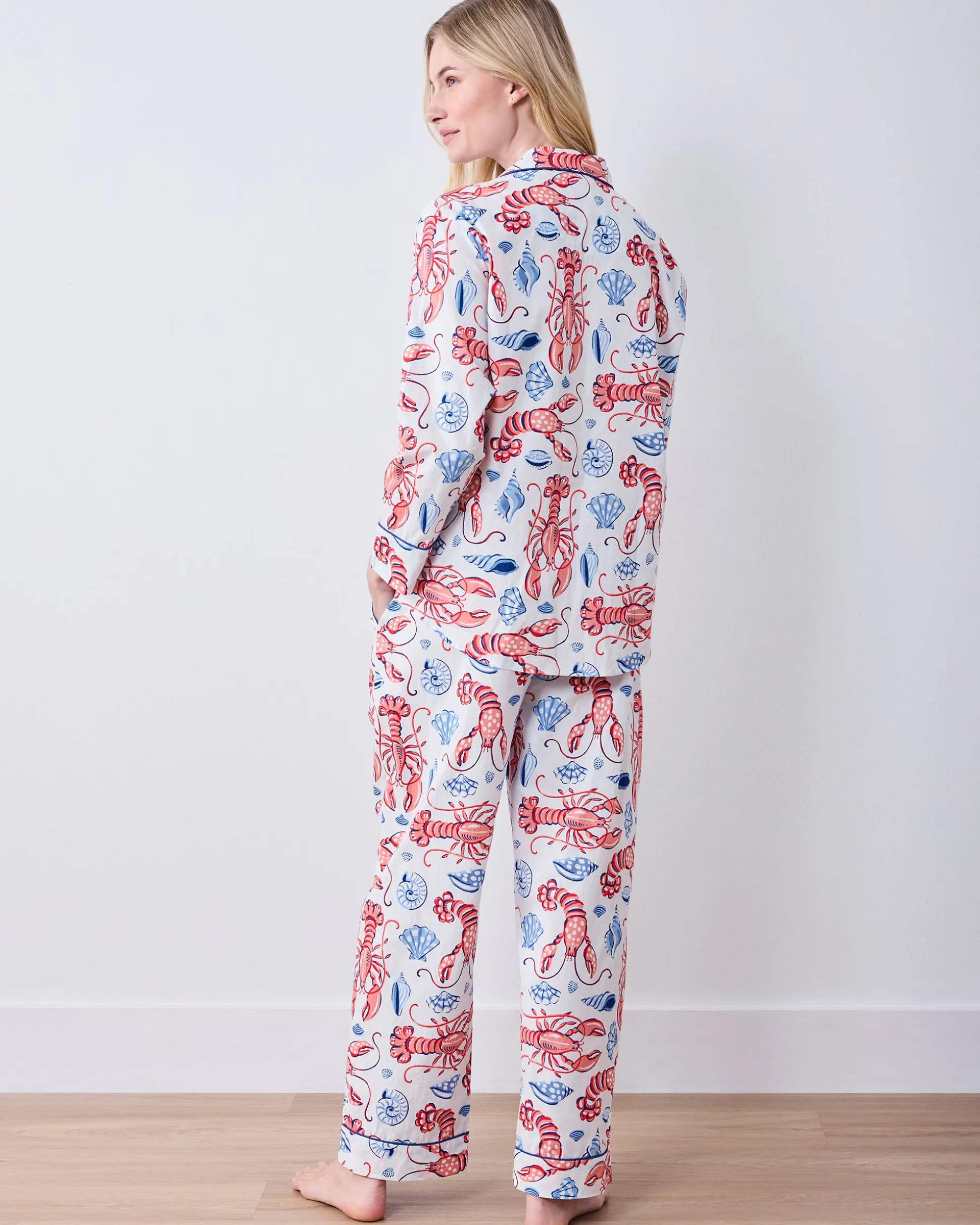 Tall Long PJ Set in Lobster Landing