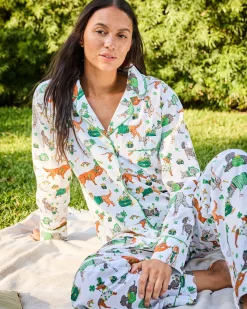 Tall Long PJ Set in Lucky Paws