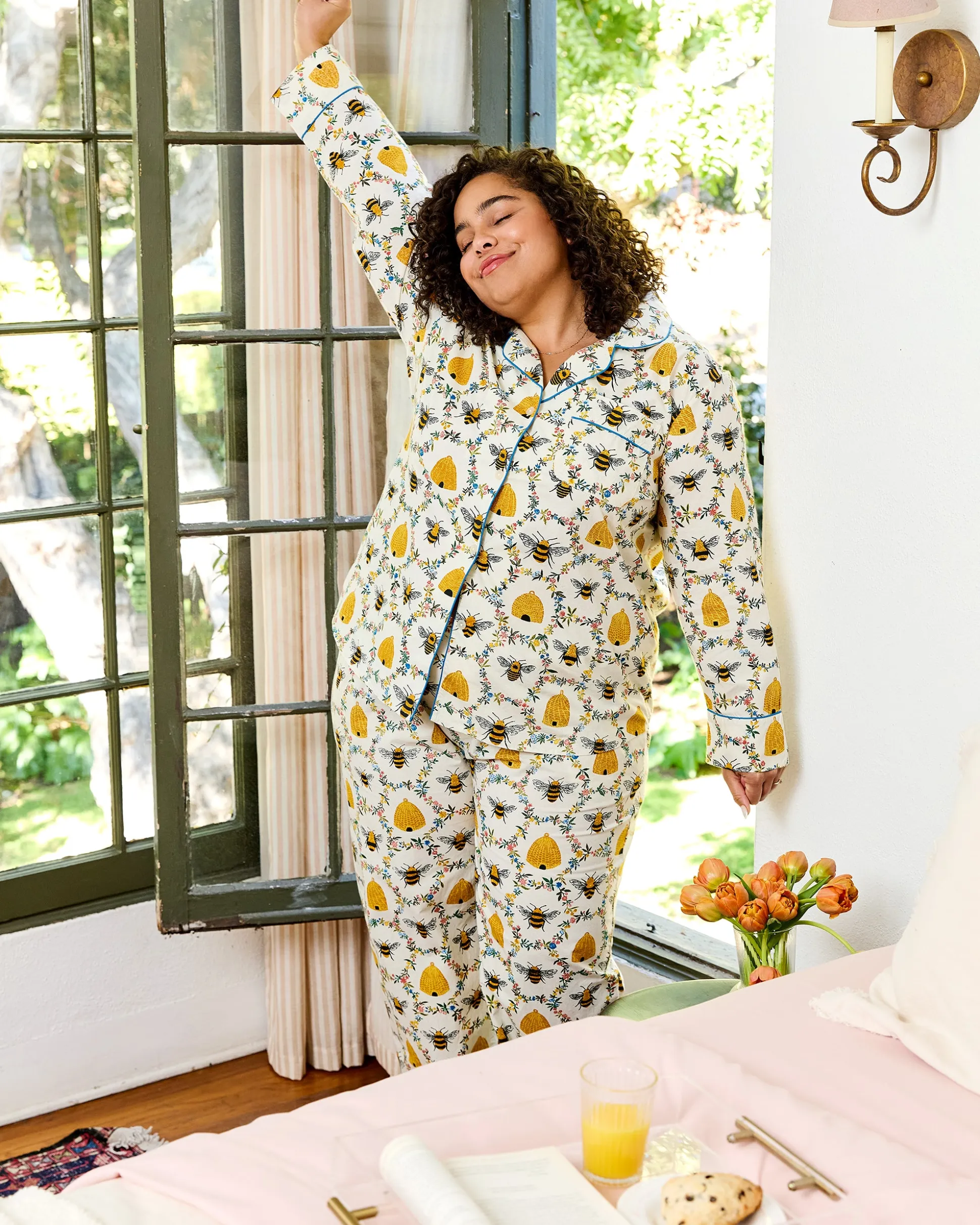 Tall Long PJ Set in Sweet Bee