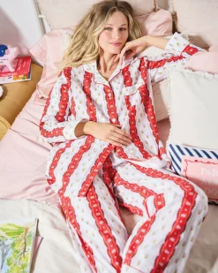Tall Long PJ Set in Sweetheart Stripes