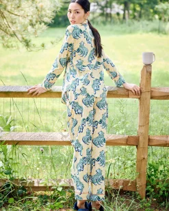 Tall Long PJ Set in Tiger Queen