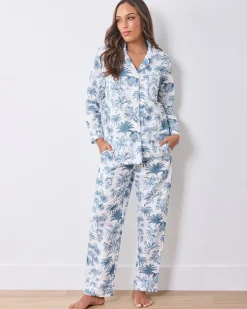 Tall Long PJ Set in Tropical Toile