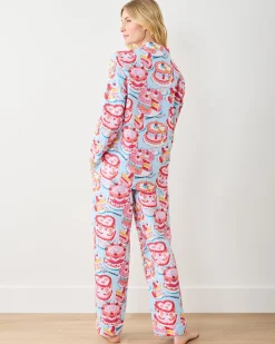 Tall Long PJ Set in Vintage Cakes