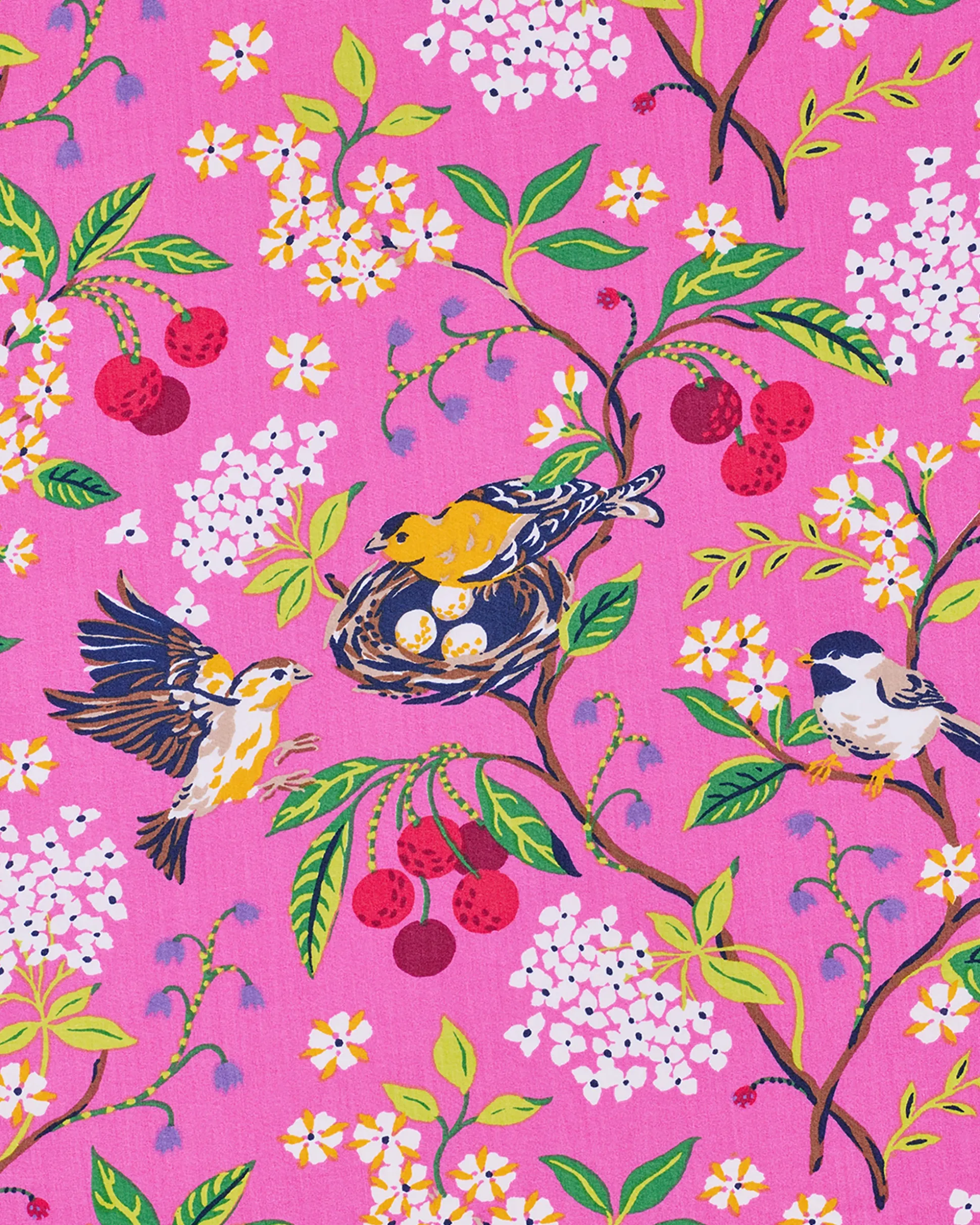 Tall PJ Pants in Bird & Blossom