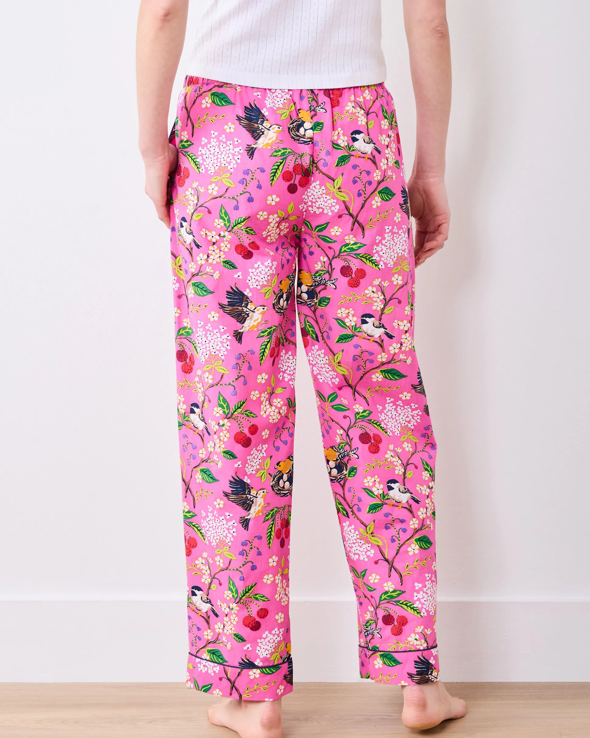 Tall PJ Pants in Bird & Blossom