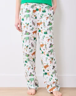 Tall PJ Pants in Lucky Paws
