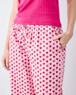 Tall PJ Pants in Mini Candy Hearts