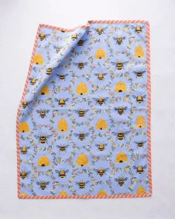 Tea Towels & Cocktail Napkins Bundle in Sweet Bee