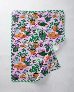 Tea Towels Set of 2 in Green Thumb