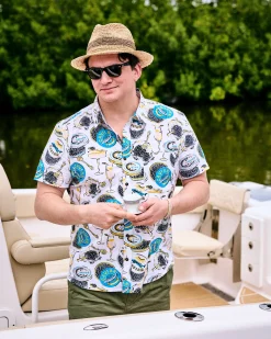 The Leo Shirt in Champagne & Caviar