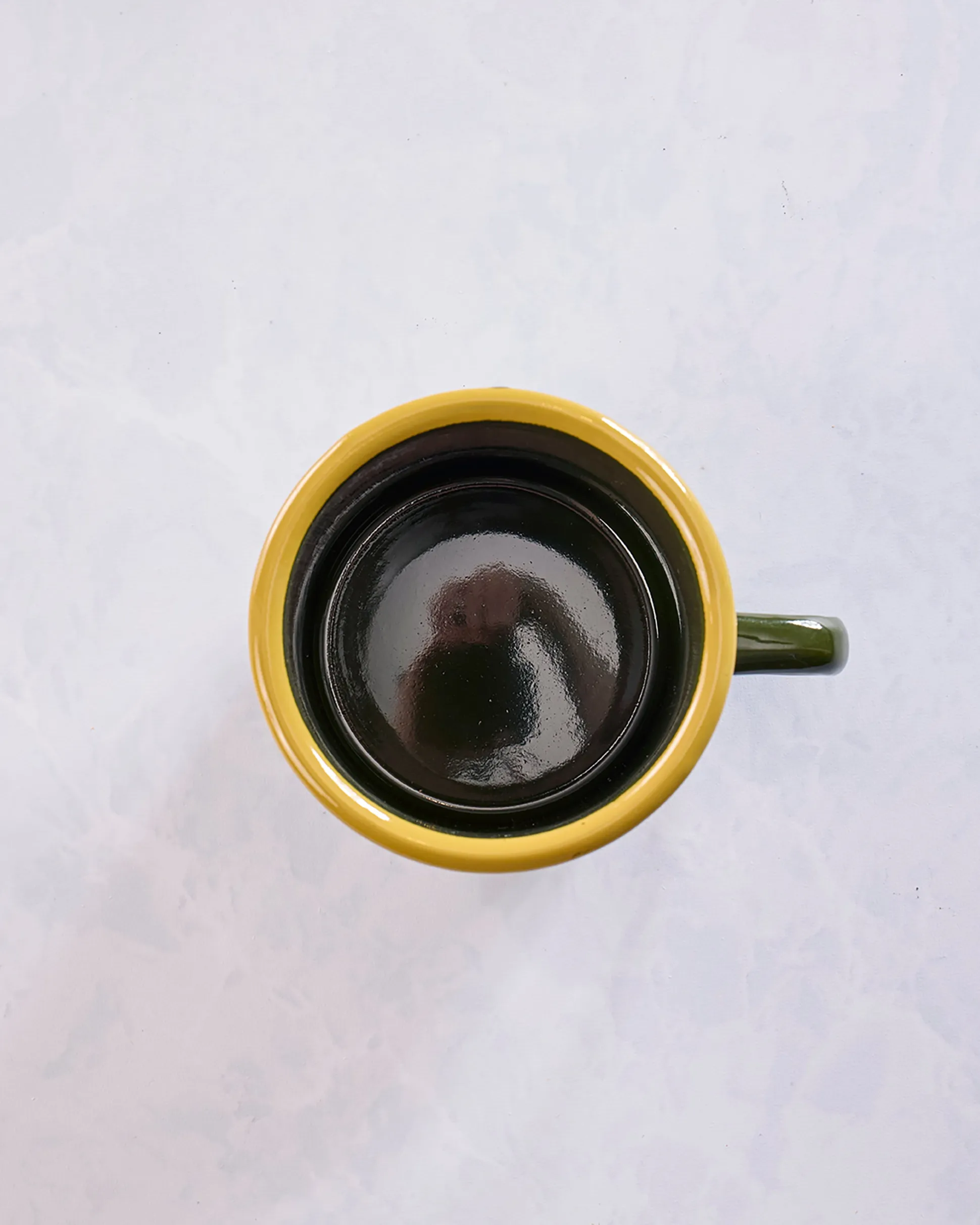 Trout Enamel Coffee & Camp Mug in Green Multi