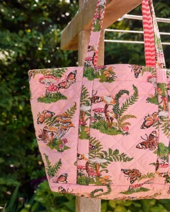 Weekend Bag with Pouch in Butterfly Forager